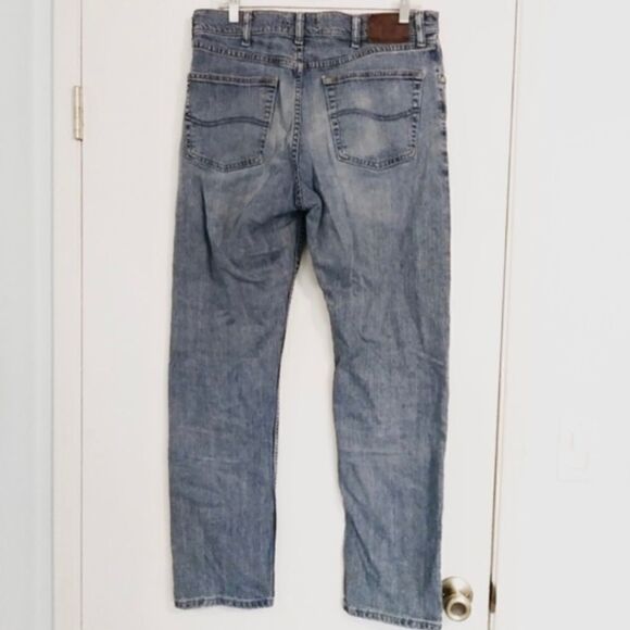 Lee Straight Leg Jeans 34/32 - Picture 2 of 6